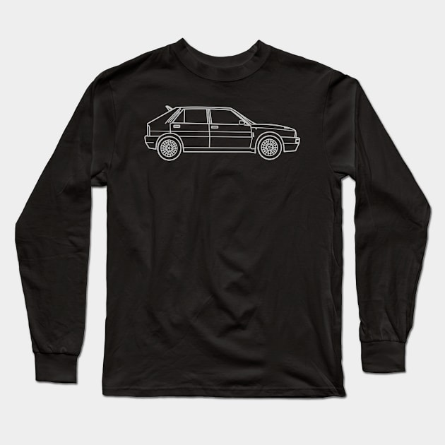 Lancia Delta Long Sleeve T-Shirt by Aurealis